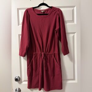 Lilla P WaffleKnit Drawstring Dress